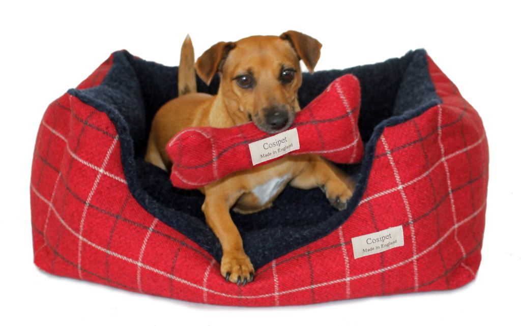 Rectangular Tweed Kalahari Dog Bed